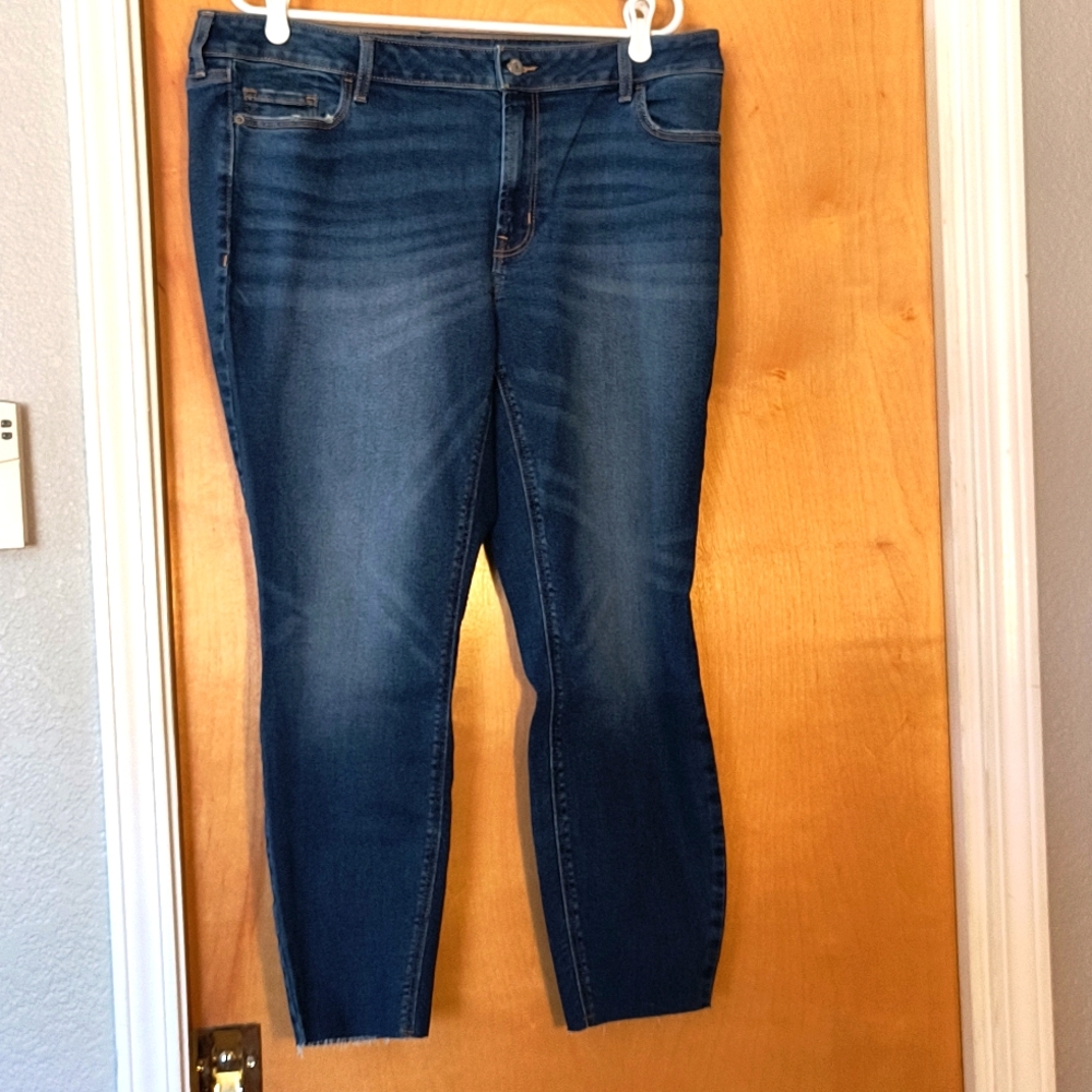 Old Navy Rockstar Super Skinny Cropped Jeans 20